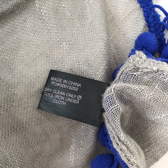 MIMCO Lightweight Pompom Scarf - Picture 7 of 8